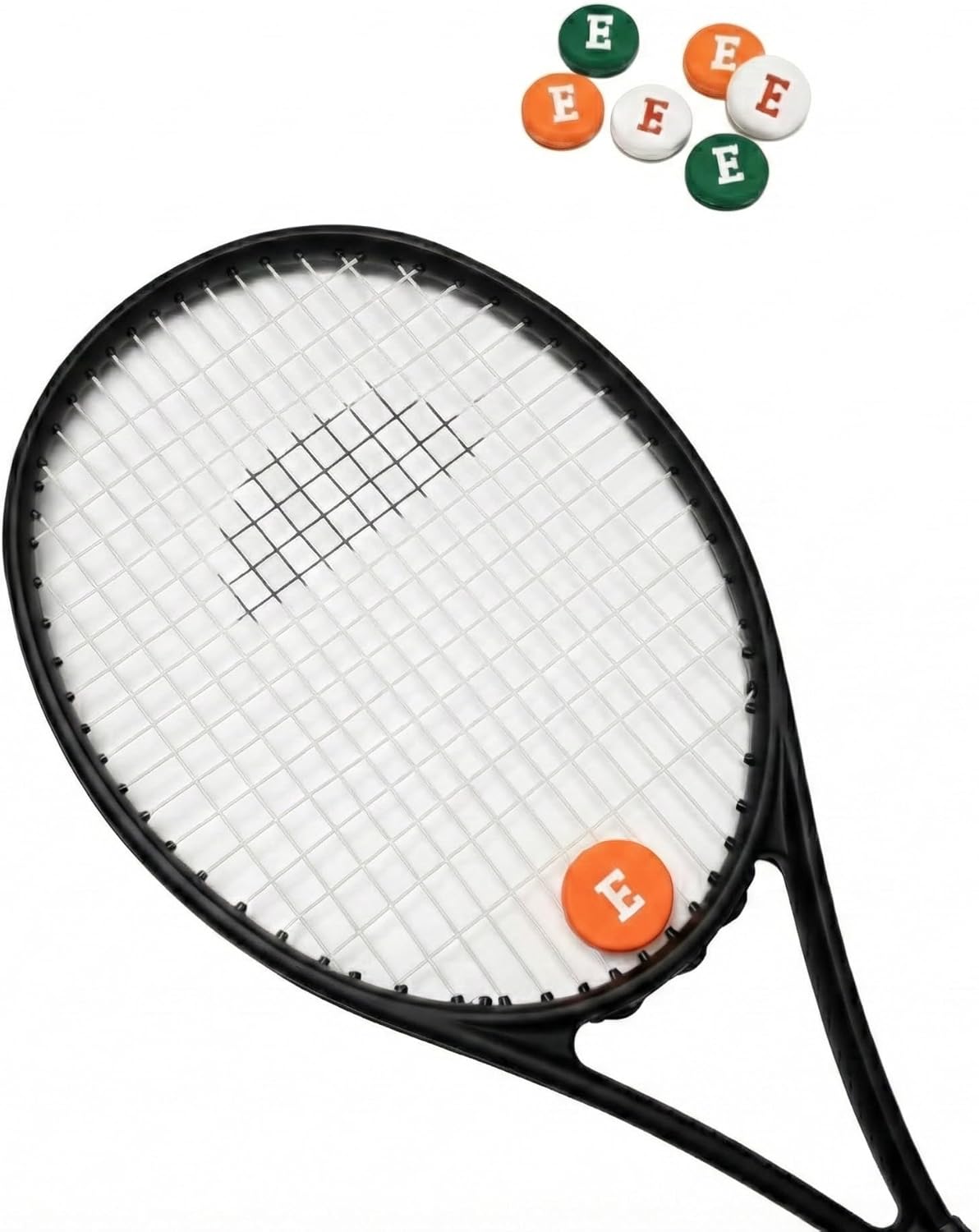 EgoNova Advanced Tennis Vibration Dampeners - Shock Absorber for All Rackets (3 Colors, 6 Pack)