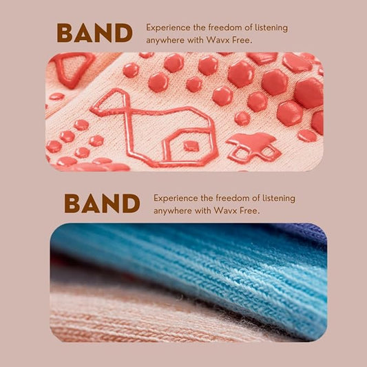 Pilates Socks with Grips for Women（Set of 3, 3 colors）